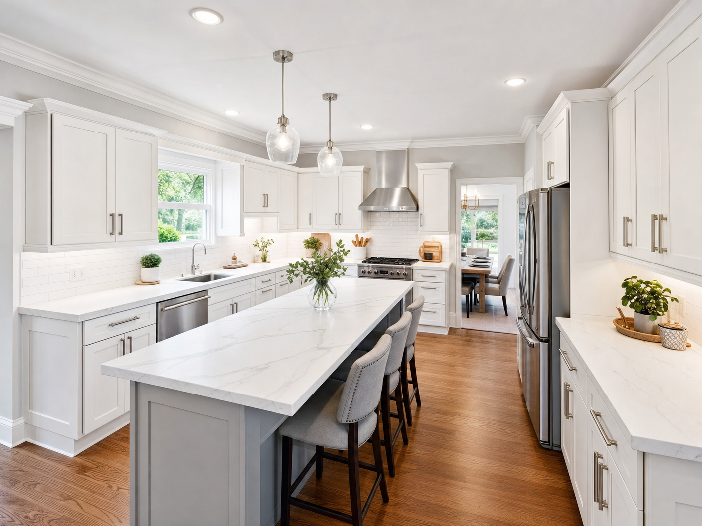 Completed kitchen